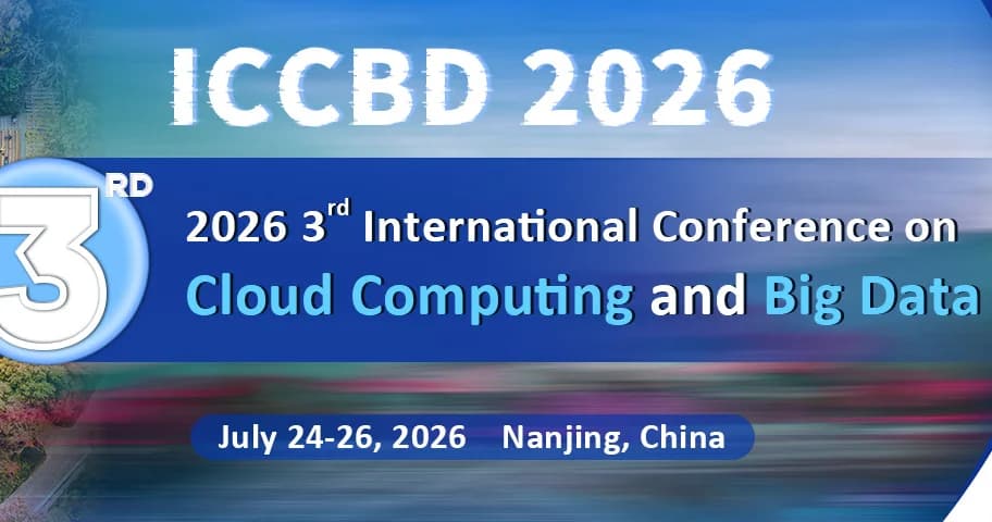 2026 3rd International Conference on Cloud Computing and Big Data (ICCBD 20 logo