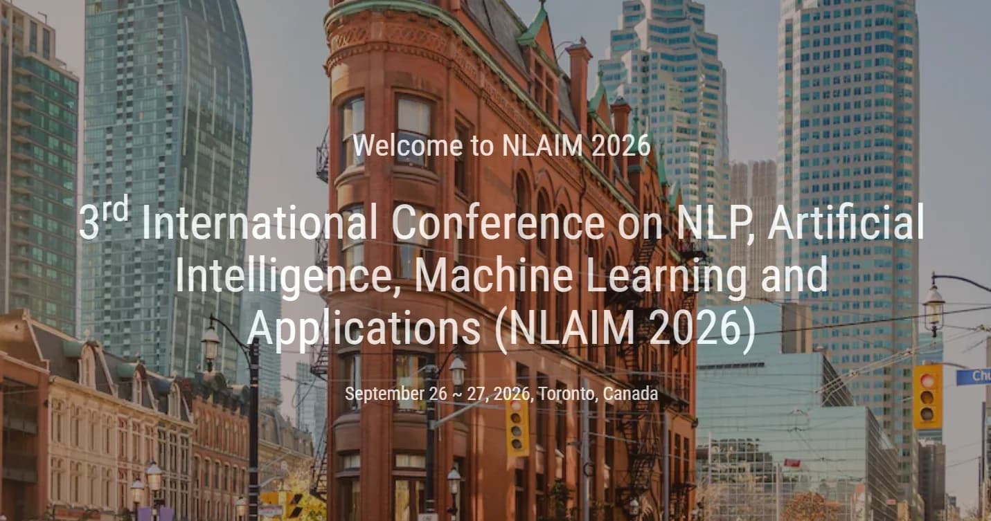 3rd International Conference on NLP, Artificial Intelligence, Machine Learn logo