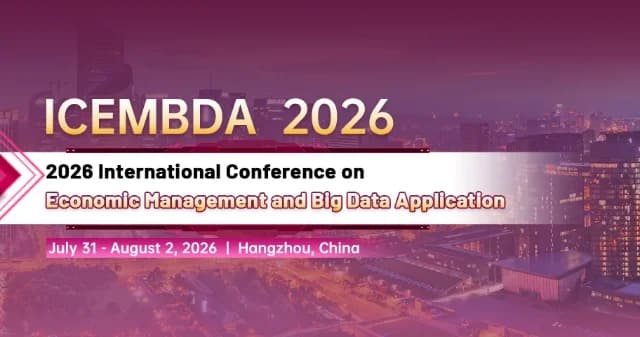 2026 International Conference on Economic Management and Big Data Applications (ICEMBDA 2026) logo