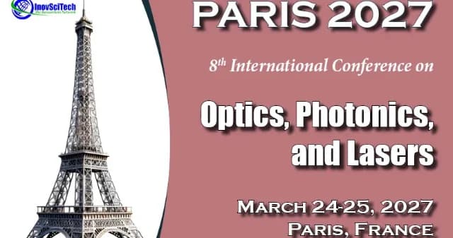 8th International Conference on Optics, Photonics, and Lasers logo