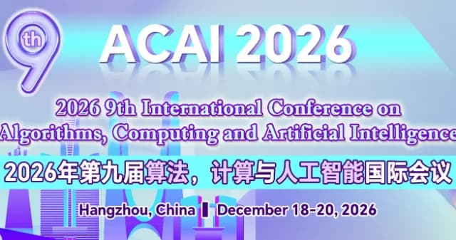 2026 9th International Conference on Algorithms, Computing and Artificial Intelligence (ACAI 20 logo