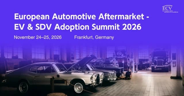 European Automotive Aftermarket – EV & SDV Adoption Summit 2026 logo