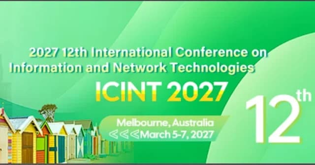 2027 12th International Conference on Information and Network Technologies (ICINT 2027) logo