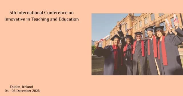 5th International Conference on Innovative in Teaching and Education logo