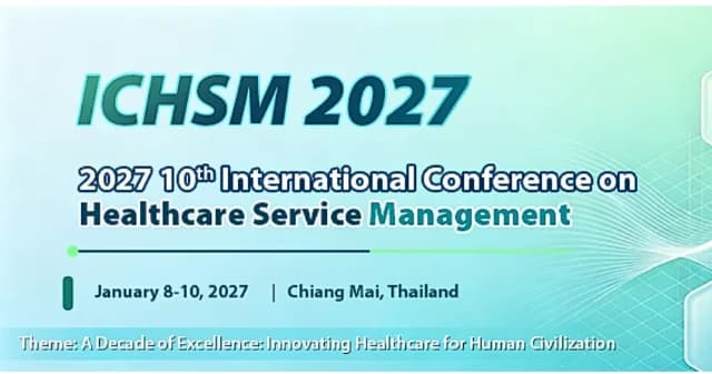 2027 10th International Conference on Healthcare Service Management (ICHSM 2027) logo