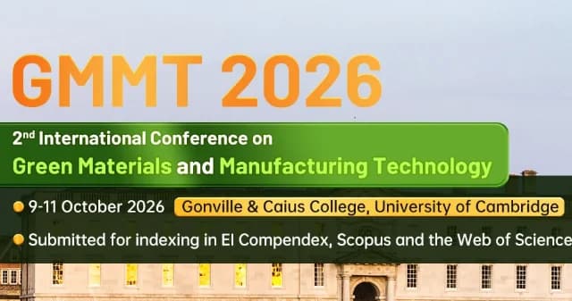 2026 2nd International Conference on Green Materials and Manufacturing Technology(GMMT 2026) logo