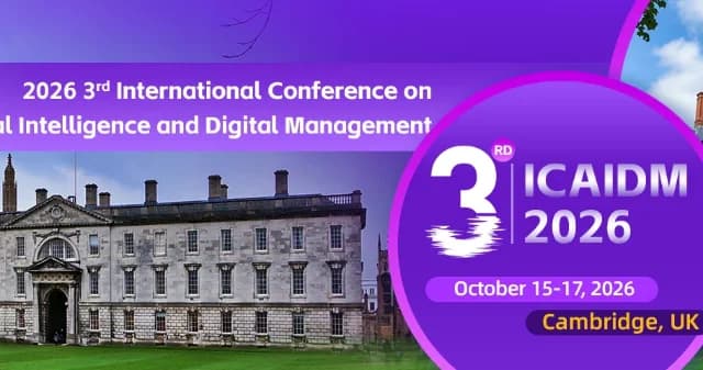 2026 3rd International Conference on Artificial Intelligence and Digital Management (ICAIDM 2026) logo