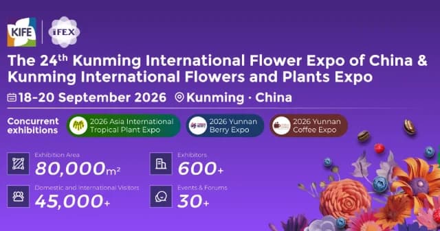 IFEX Kunming International Flowers & Plants Expo logo