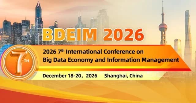 2026 7th International Conference on Big Data Economy and Information Management (BDEIM 2026) logo