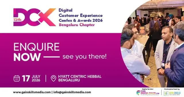 15th DCX Confex & Awards 2026 - Bengaluru Chapter logo