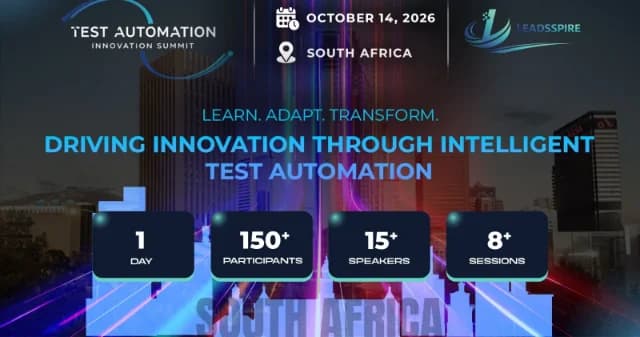 Test Automation Innovation Summit 2026 |Johannesburg logo