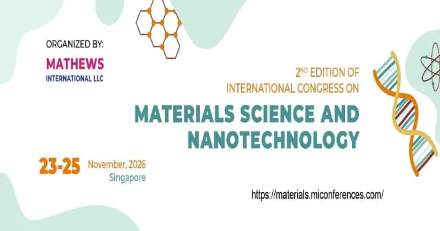 2nd Edition of International Congress on Materials Science and Nanotechnology logo