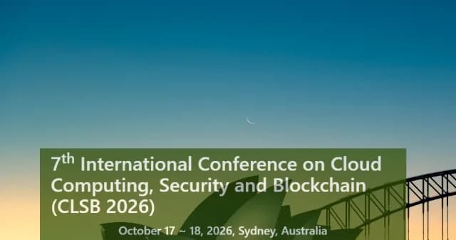 7th International Conference on Cloud Computing, Security and Blockchain (CLSB 2026) logo