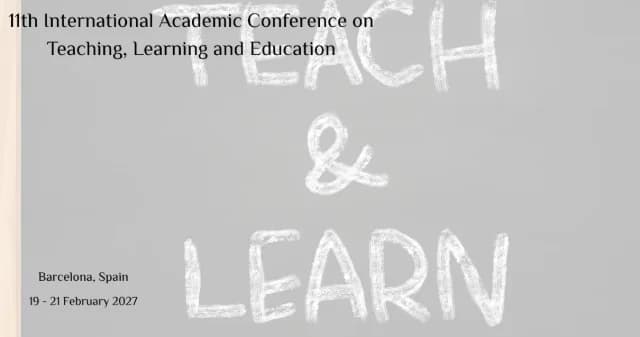 11th International Academic Conference on Teaching, Learning and Education logo