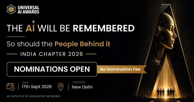 Universal AI Awards (UAA) 2026 - India Chapter