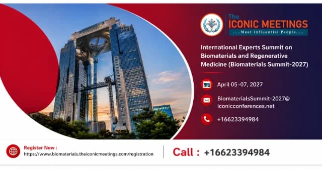 International Experts Summit on Biomaterials and Regenerative Medicine (Biomaterials Summit-2027) logo