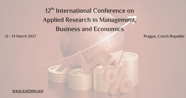 12th International Conference on Applied Research in Management, Business and Economics logo