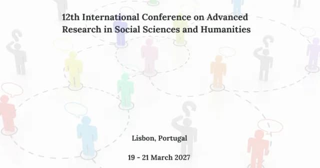 12th International Conference on Advanced Research in Social Sciences and Humanities logo
