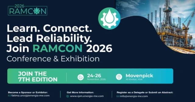 RAMCON Saudi 2026 - Reliability, Asset Management and Maintenance Conference