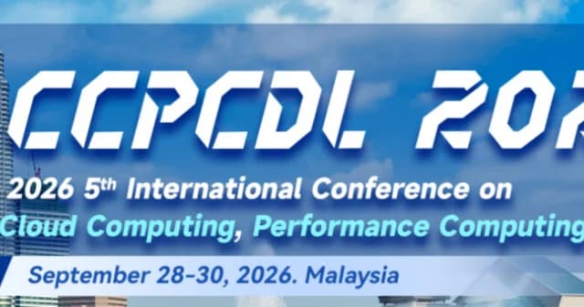 شعار 2026 5th International Conference on Cloud Computing, Performance Computing and Deep Learning (CCPCDL 2026)