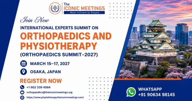 International Experts Summit on Orthopaedics and Physiotherapy (Orthopaedics Summit-2027) logo