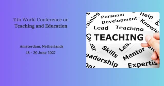 11th World Conference on Teaching and Education logo