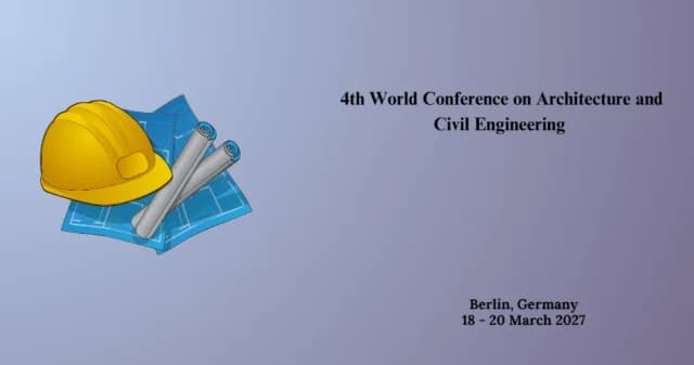 4th World Conference on Architecture and Civil Engineering logo