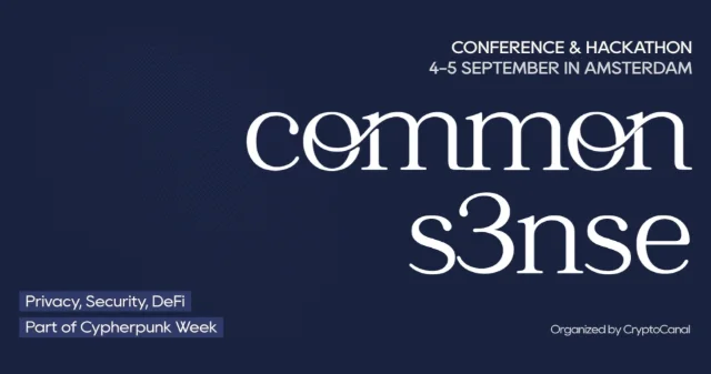 Common S3nse - Conference + Hackathon