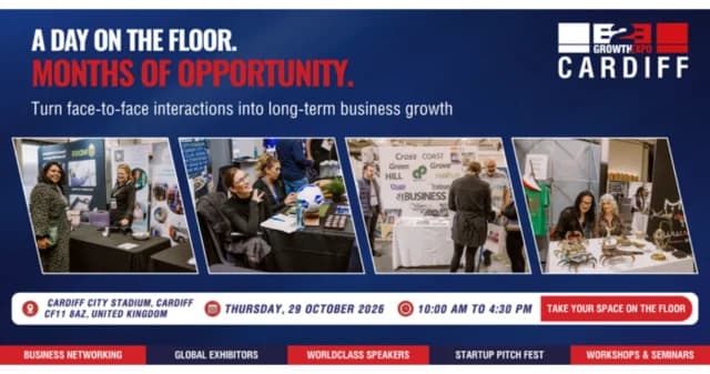Cardiff B2B Growth Expo 2026 | Book Your Stand At Premier B2B Show