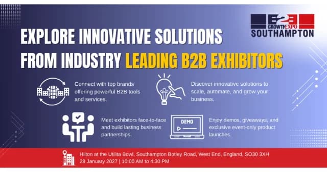 Southampton B2B Growth Expo 2027 | Book Your Stand At Premier B2B Show logo
