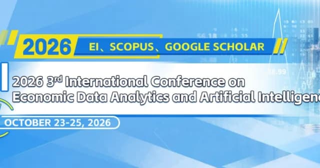2026 3rd International Conference on Economic Data Analytics and Artificial Intelligence (EDAI 2026) logo