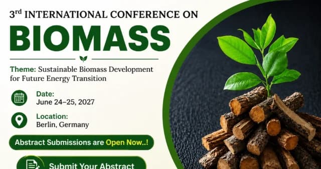 3rd International Conference on Biomass logo