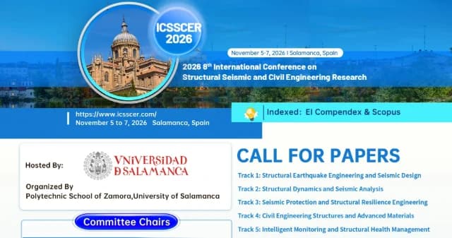 2026 8th International Conference on Structural Seismic and Civil Engineering Research (ICSSCER 2026) logo