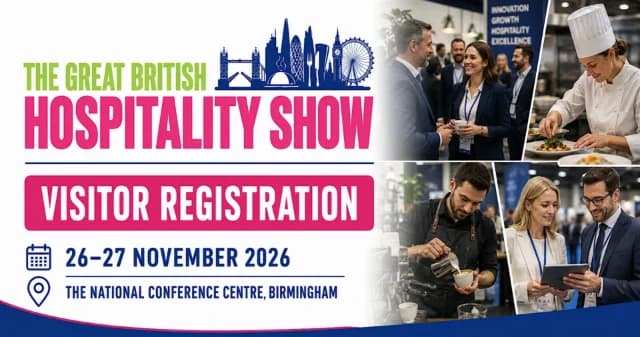 The Great British Hospitality Show 2026 | Book Your Visitors Ticket Now logo