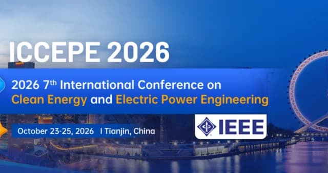 IEEE 2026 7th International Conference on Clean Energy and Electric Power Engineering (ICCEPE 2026) logo