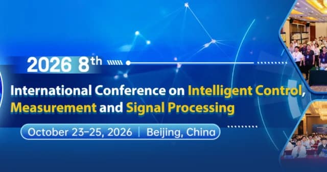 IEEE 2026 8th International Conference on Intelligent Control, Measurement and Signal Processing (ICMSP 2026) logo