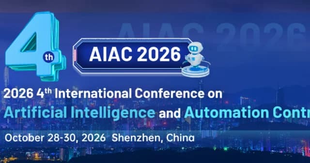 IEEE 2026 4th International Conference on Artificial Intelligence and Automation Control (AIAC 2026) logo