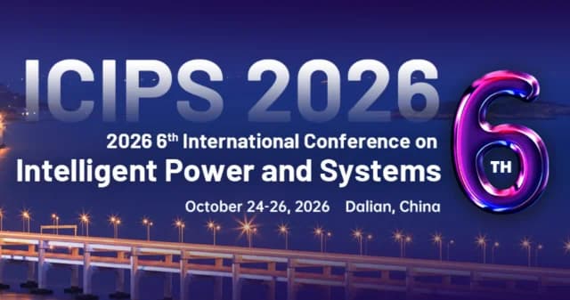 IEEE 2026 6th International Conference on Intelligent Power and Systems (ICIPS 2026) logo