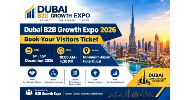 Dubai B2B Growth Expo 2026 | Book Your Visitors Ticket at Premier B2B Show logo