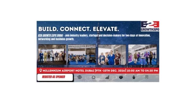 Dubai B2B Growth Expo 2026 | Become a Speaker At Premier B2B Show logo