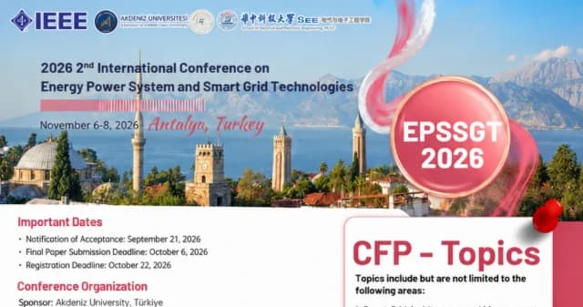 2026 2nd International Conference on Energy Power System and Smart Grid Technologies (EPSSGT 2026) logo