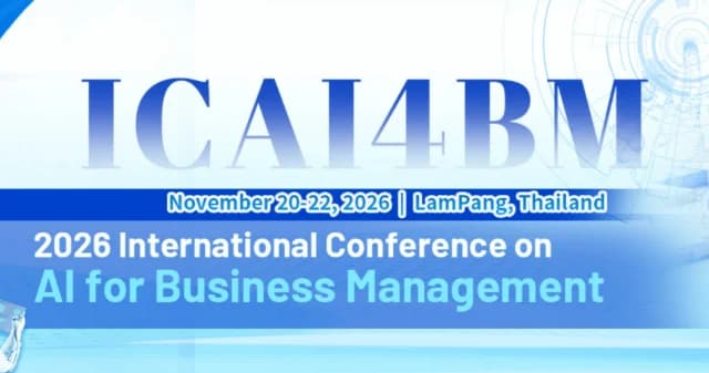 2026 International Conference on Artificial Intelligence for Business Management (ICAI4BM 2026) logo