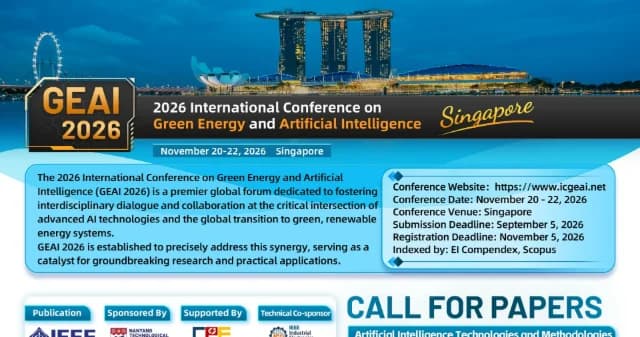 2026 International Conference on Green Energy and Artificial Intelligence (GEAI 2026) logo
