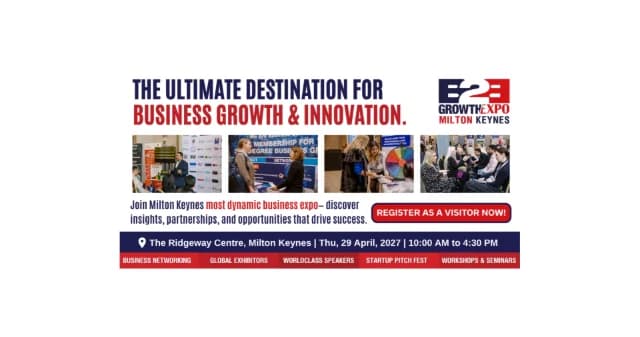 Milton Keynes B2B Growth Expo 2027 | Book Your Visitors Ticket Now