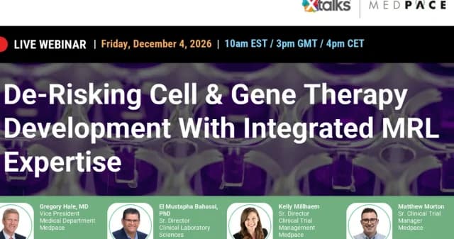 De-Risking Cell & Gene Therapy Development With Integrated MRL Expertise