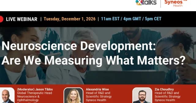 Neuroscience Development: Are We Measuring What Matters? logo