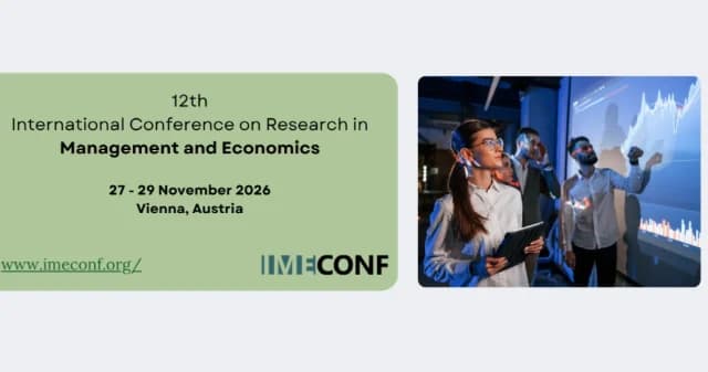 The 12th International Conference on Research in Management and Economics logo