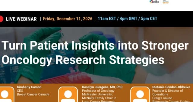 Turn Patient Insights into Stronger Oncology Research Strategies logo