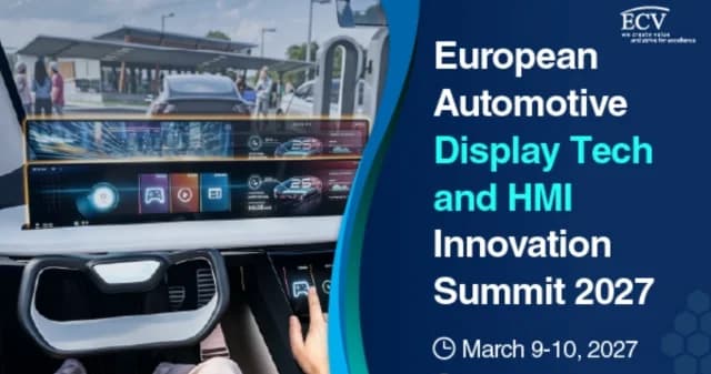 European Automotive Display Tech and HMI Innovation Summit 2027