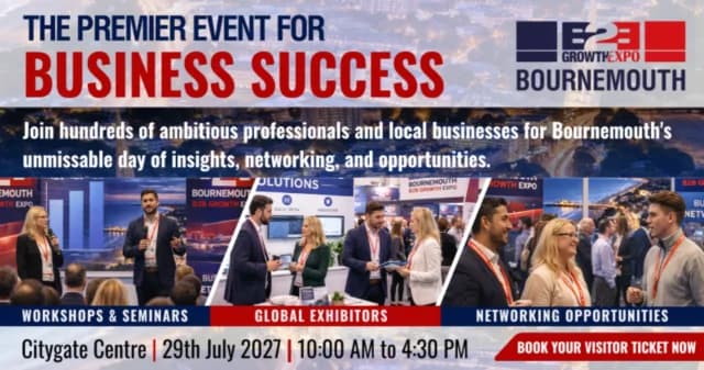 Bournemouth B2B Growth Expo 2027 | Book Your Visitor Ticket At Premier Show logo
